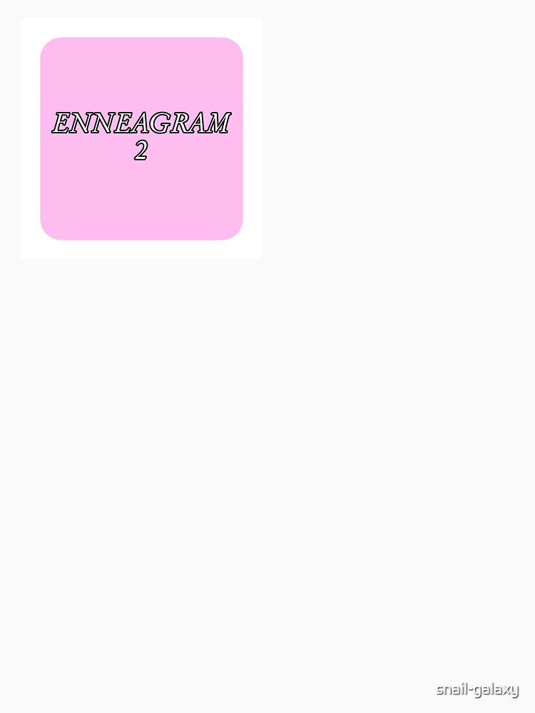 enneagram 2 (plain text with light pink background) by snail-galaxy