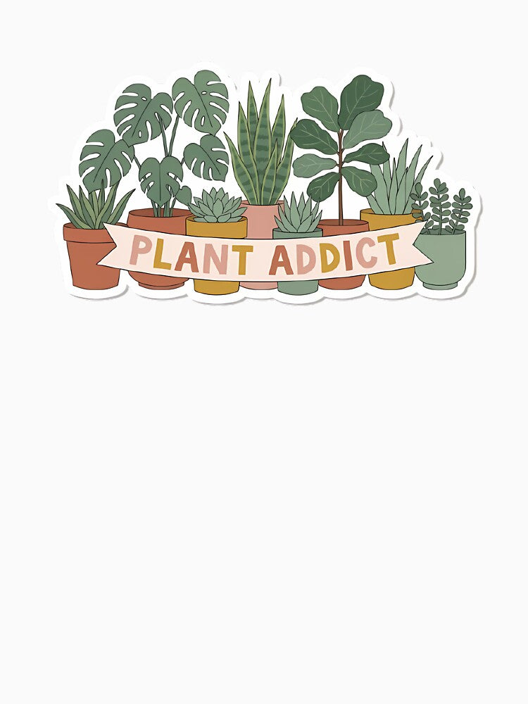 "Plant Addict" Sticker - Boho Indoor Plant Collection by Stickers à gogo
