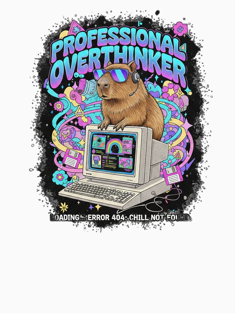 Professional overthinker by HARDLINE ART