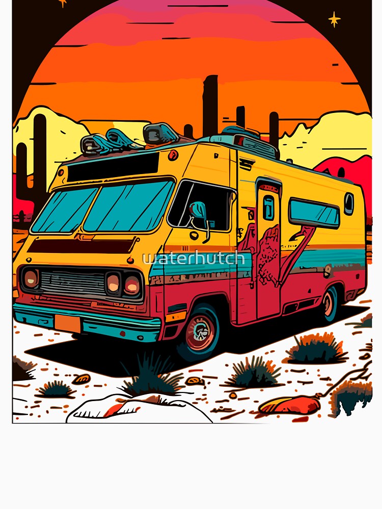 Vaporwave Voyage: Desert Escape by waterhutch