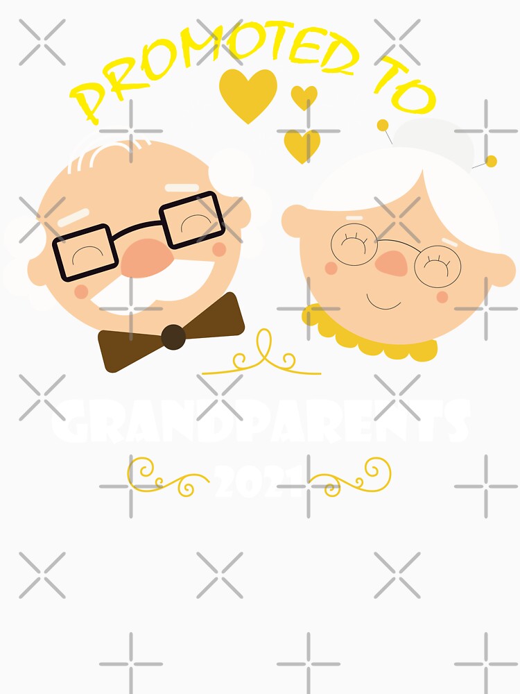 Promoted to grandparents, Grandma and Grandpa 2021, Cute Design Gift by OnlyPrint20