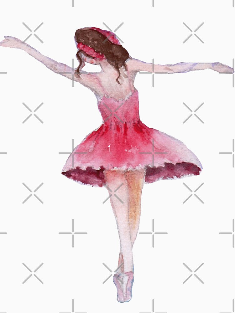 Dancer, Watercolor, Ballerina by Savannah James