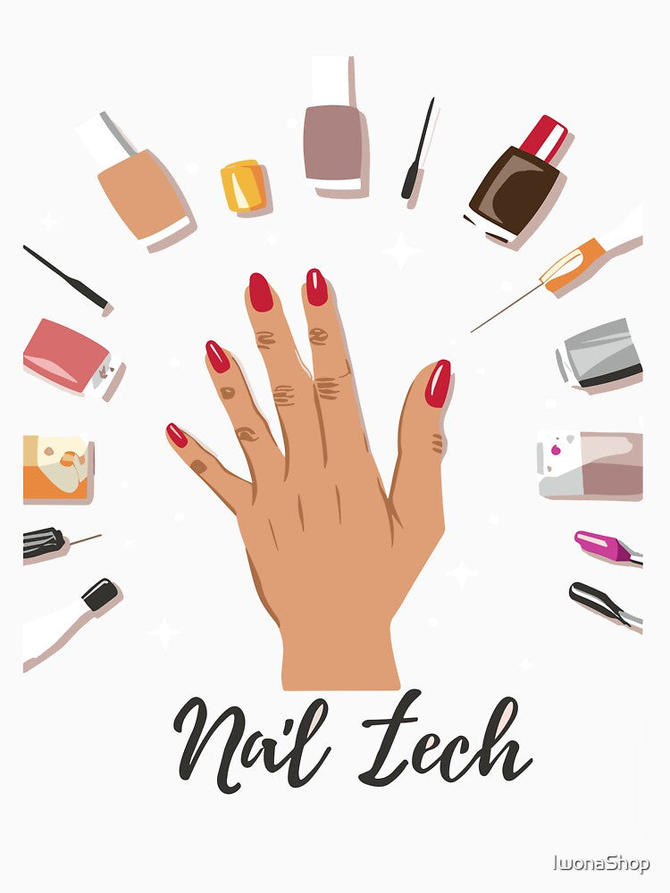 Nail tech and  colorful nails by IwonaShop