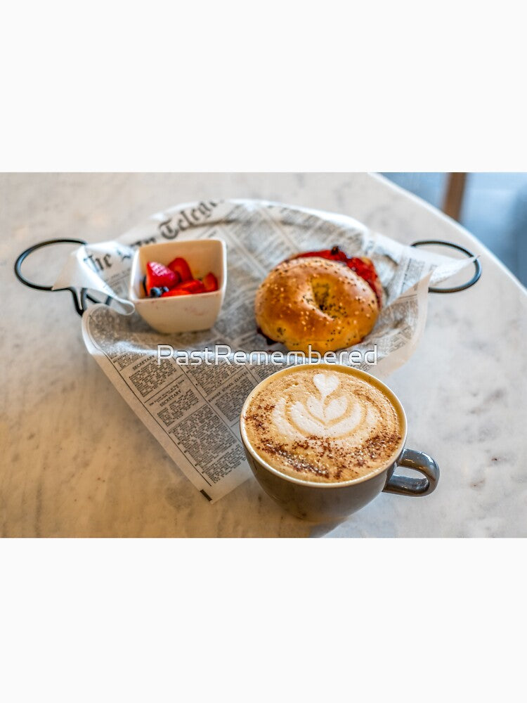 Cozy Morning Breakfast Scene by Compass and a Camera