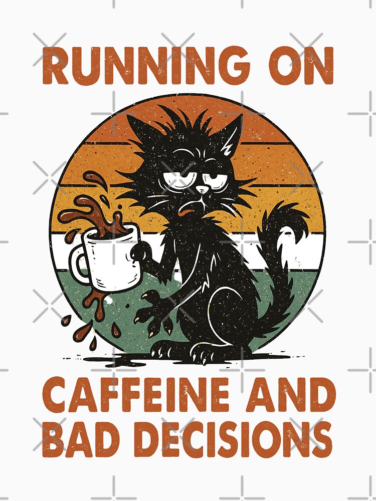 Running on Caffeine and Bad Decisions – Retro Cat Chaos by catastrocat