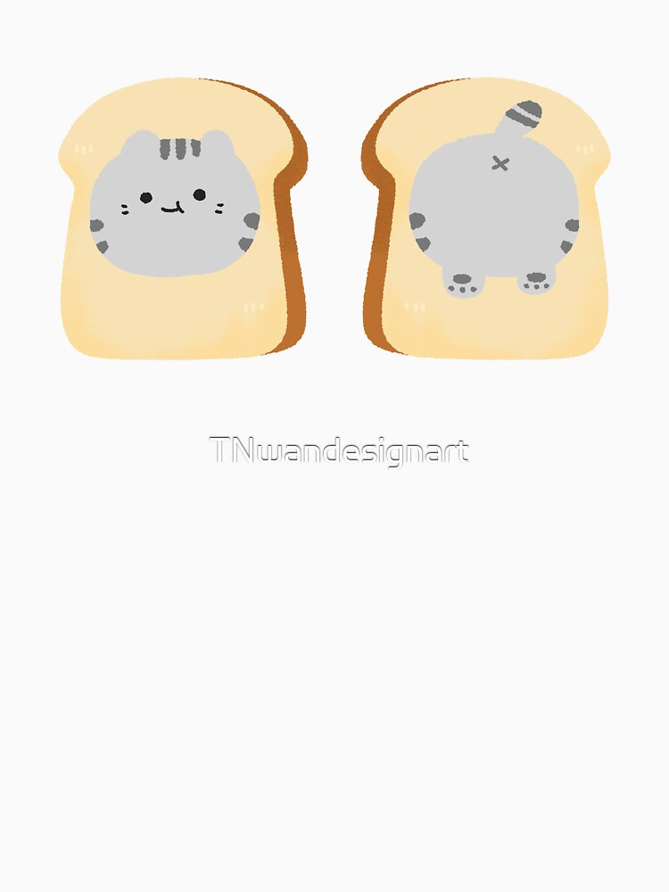 bun tabby cat Neko Kitten Lover Funny Bread Baker by TNwandesignart