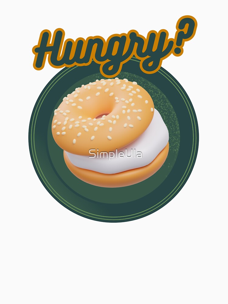 Hungry, eat bagel by SimpleUla
