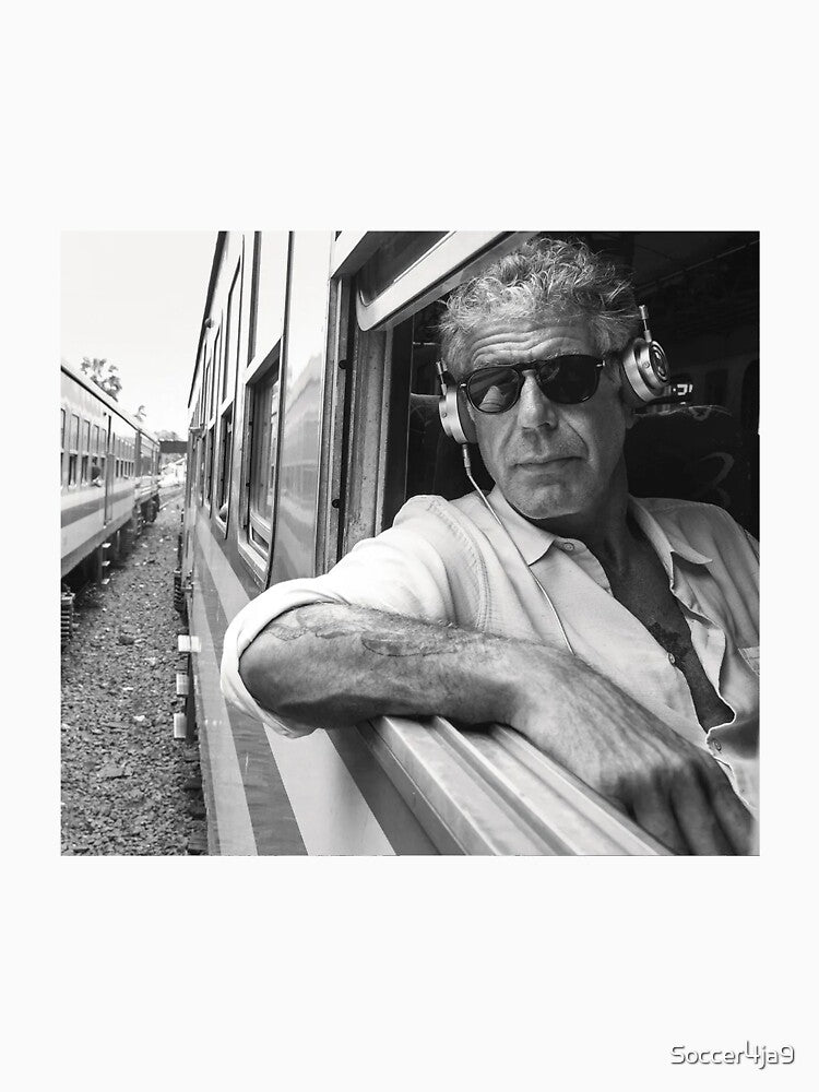 Anthony Bourdain on the rails by Soccer4ja9