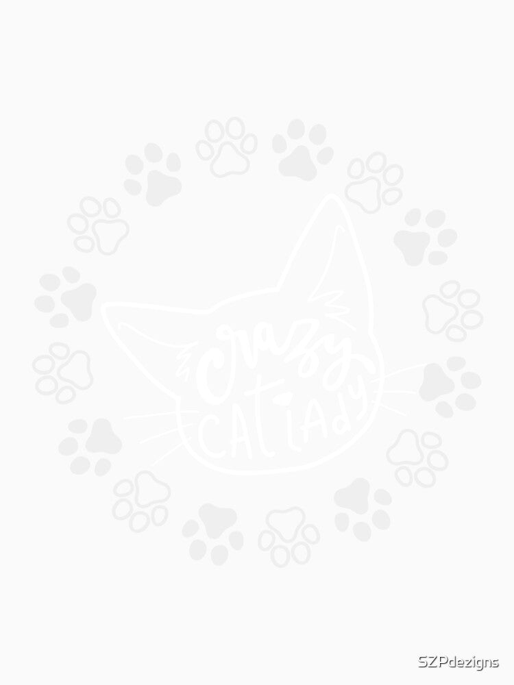 Crazy Cat Lady Paw Prints by SZPdezigns
