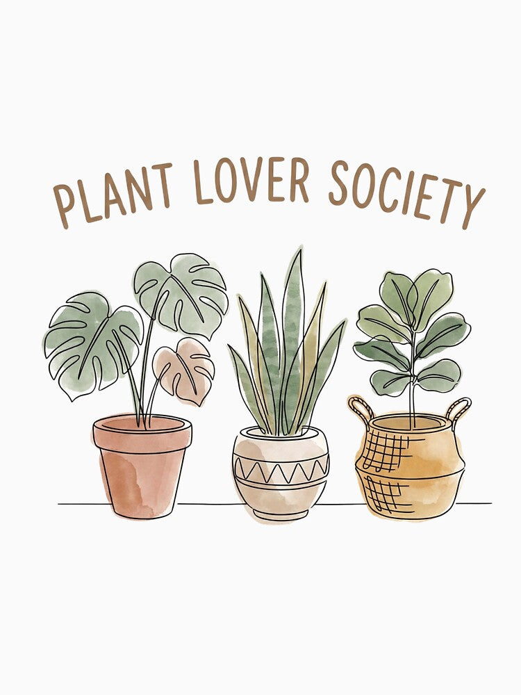 Plant Lover Society by Retro Rascals Co.