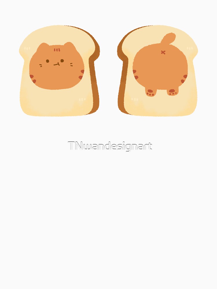 bun orange cat Kitten Lover Funny Bread Baker by TNwandesignart