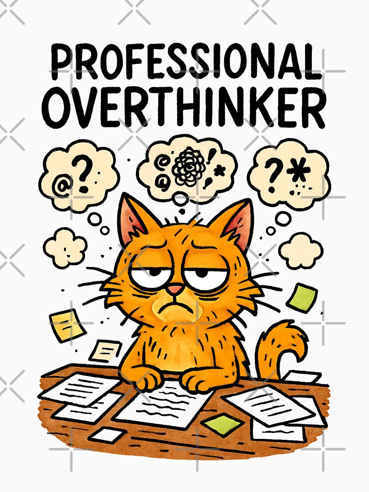 Professional Overthinker – Sarcastic Chaos Brain by catastrocat