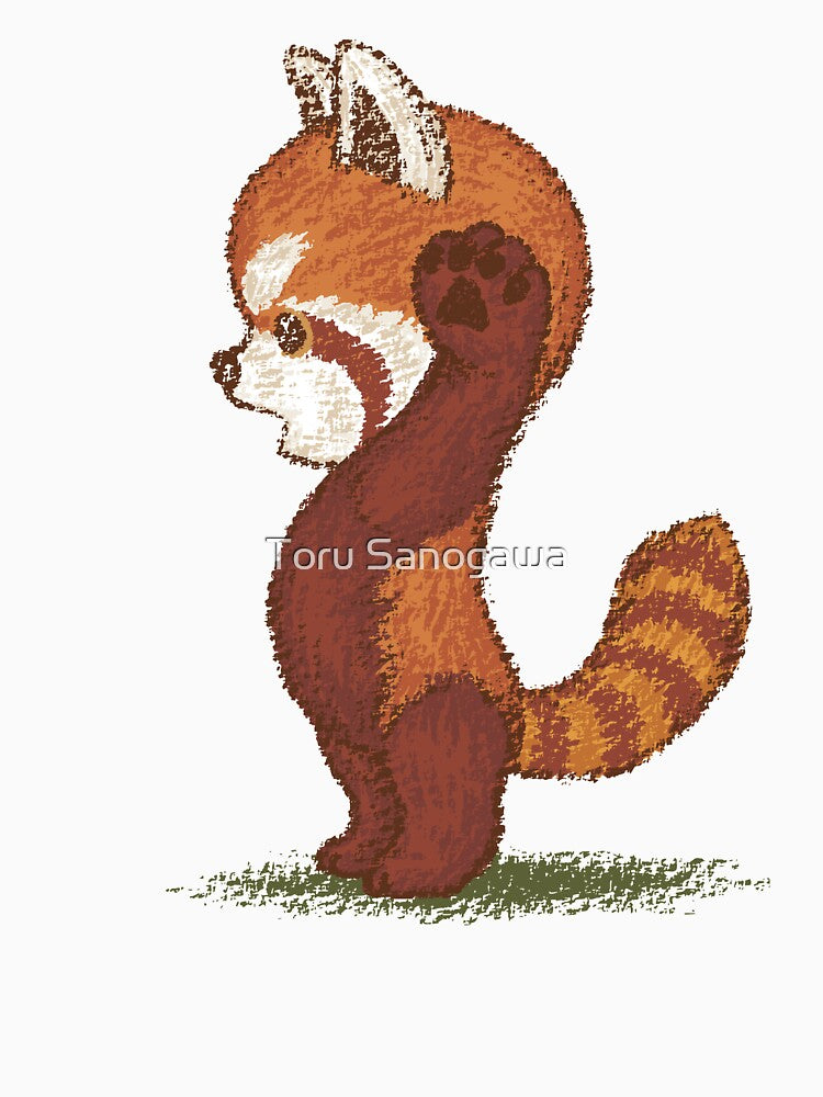 Red panda surprised by Toru Sanogawa