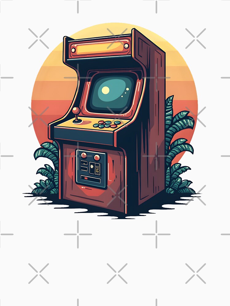 Retro Arcade Vintage Cabinet by Trending Designs
