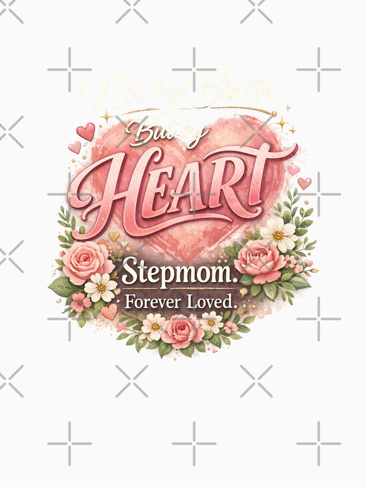 Not by Birth But by Heart Stepmom Gift Design by vampbabe54