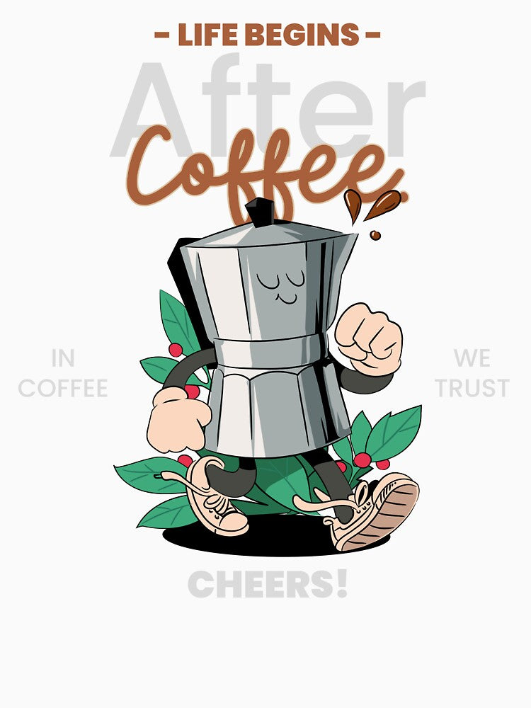 Life Begins After Coffee by Fun In The Sun