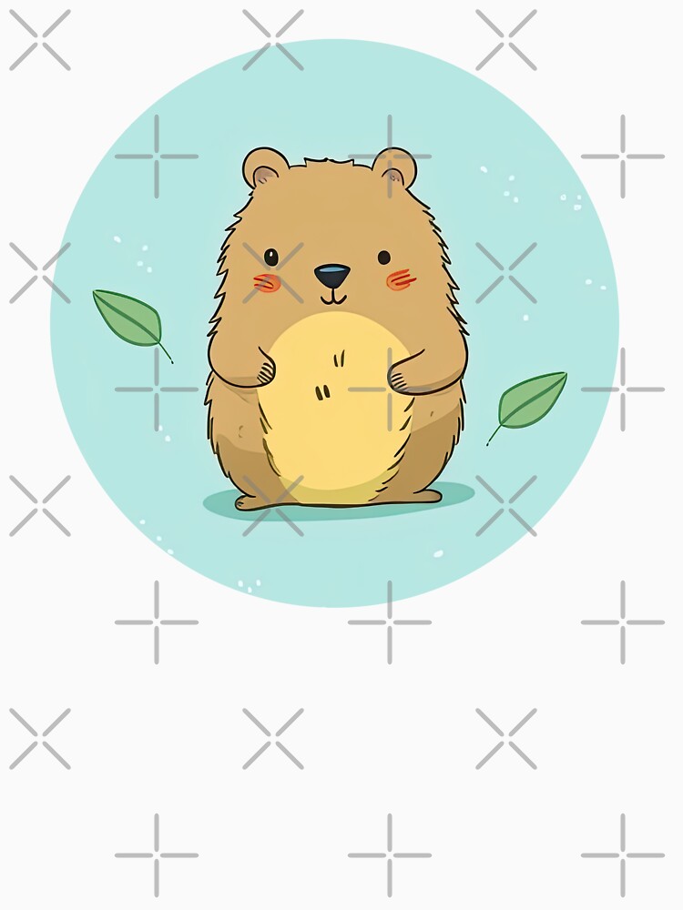 Cute cartoon quokka pattern by Pinkbirdie