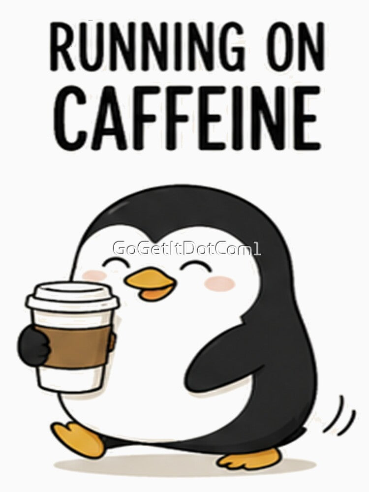 Running on Caffeine penguin by GoGetItDotCom1