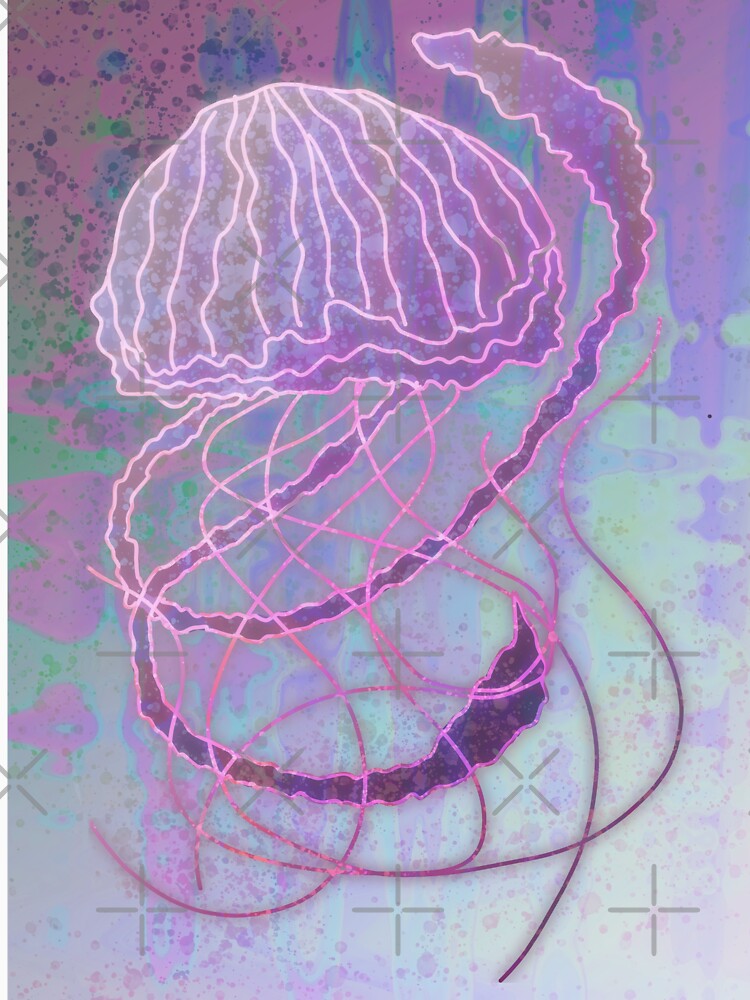 Copy of Purple Jellyfish (Color Background) by CadenceLG