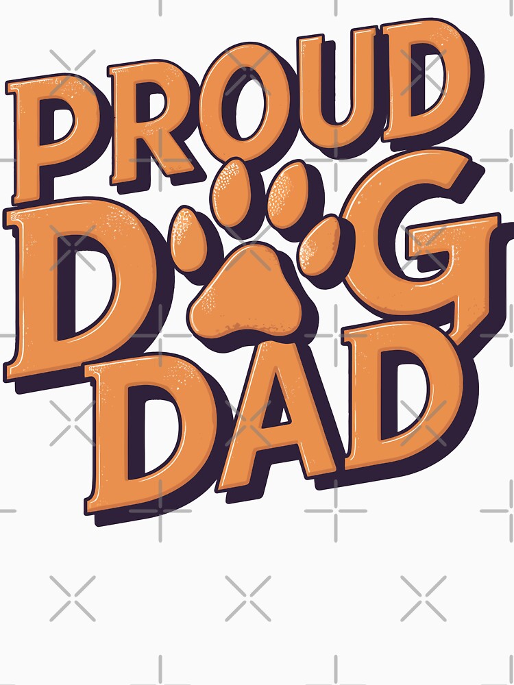 Proud Dog Dad Gift Idea Dog Lover by Quirky Shirts