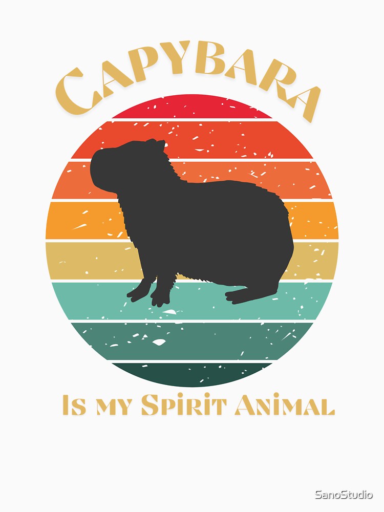 Capybara Is My Spirit Animal by SanoStudio