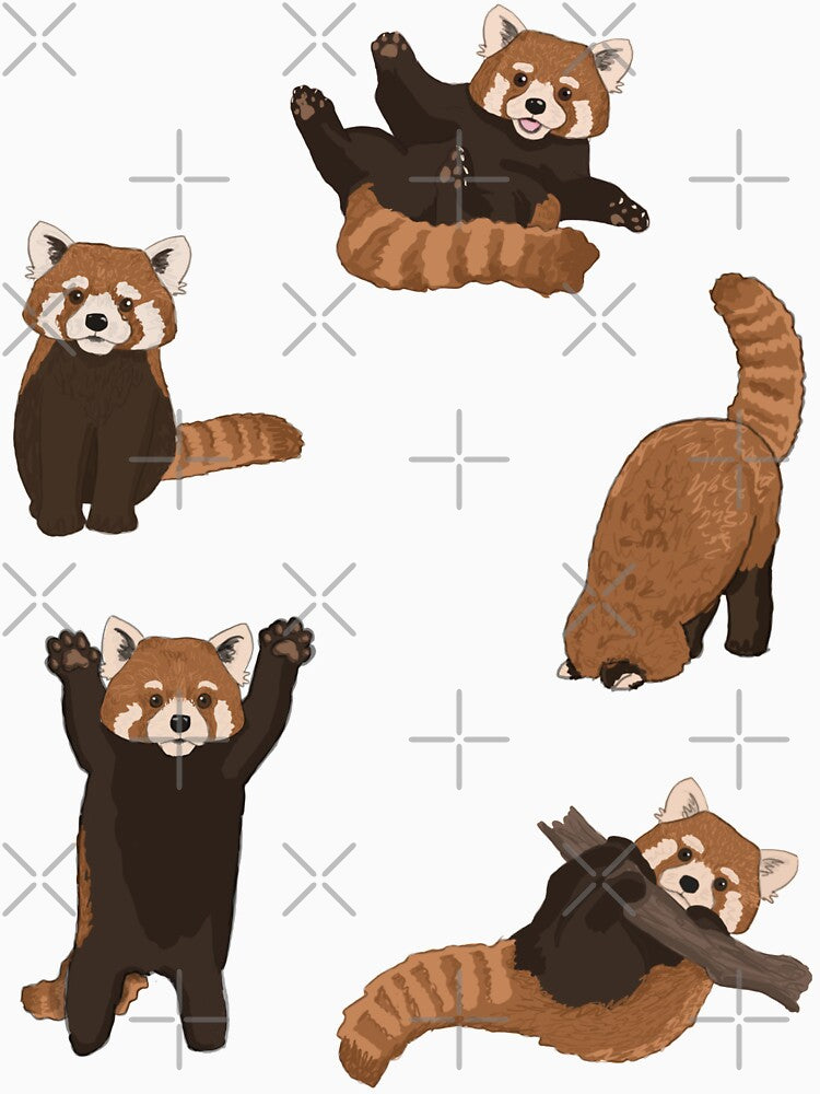 Red pandas by bigmaureen