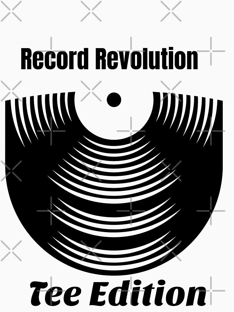 Record Revolution Tee Edition Vinyl Dj music by Tee-Shirt-Topia