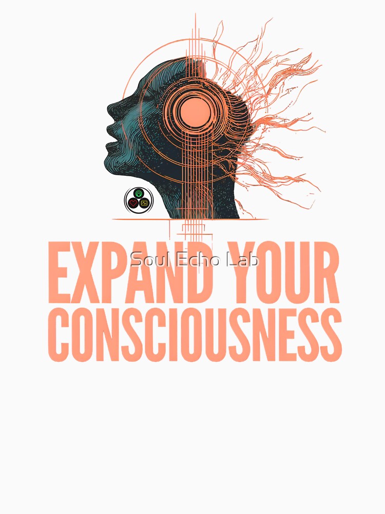 Expand Your Consciousness Mindfulness Cosmic Mind Shirt by Soul Echo Lab