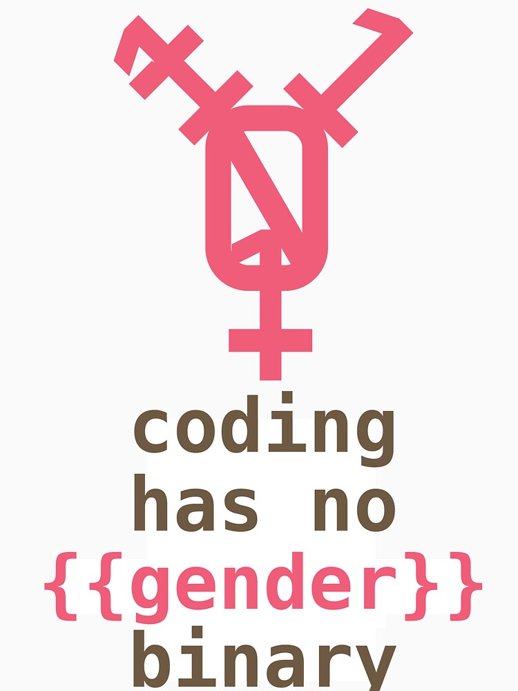 Code Has No Binary (Portrait) by Tristan Morrison