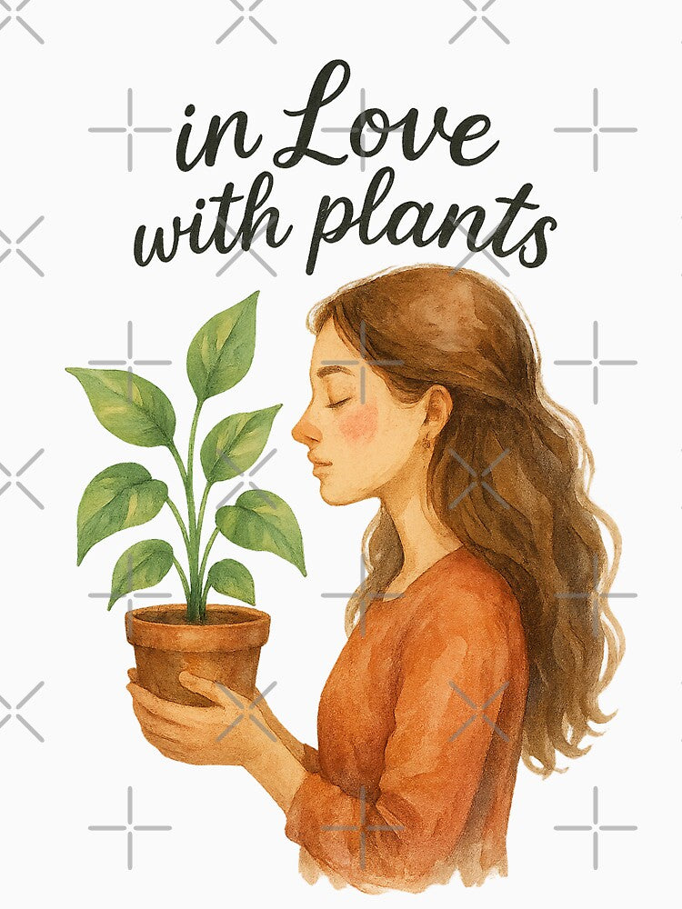 In Love with Plants – Gentle Watercolor Art for True Plant Lovers by Print-Zoo