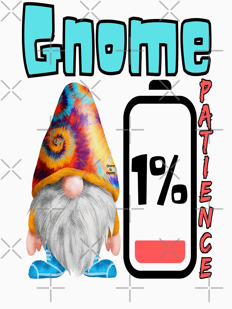 Introvert Low Battery Gnome | Funny Patience Design | Gnome Humor by Gnome to Express