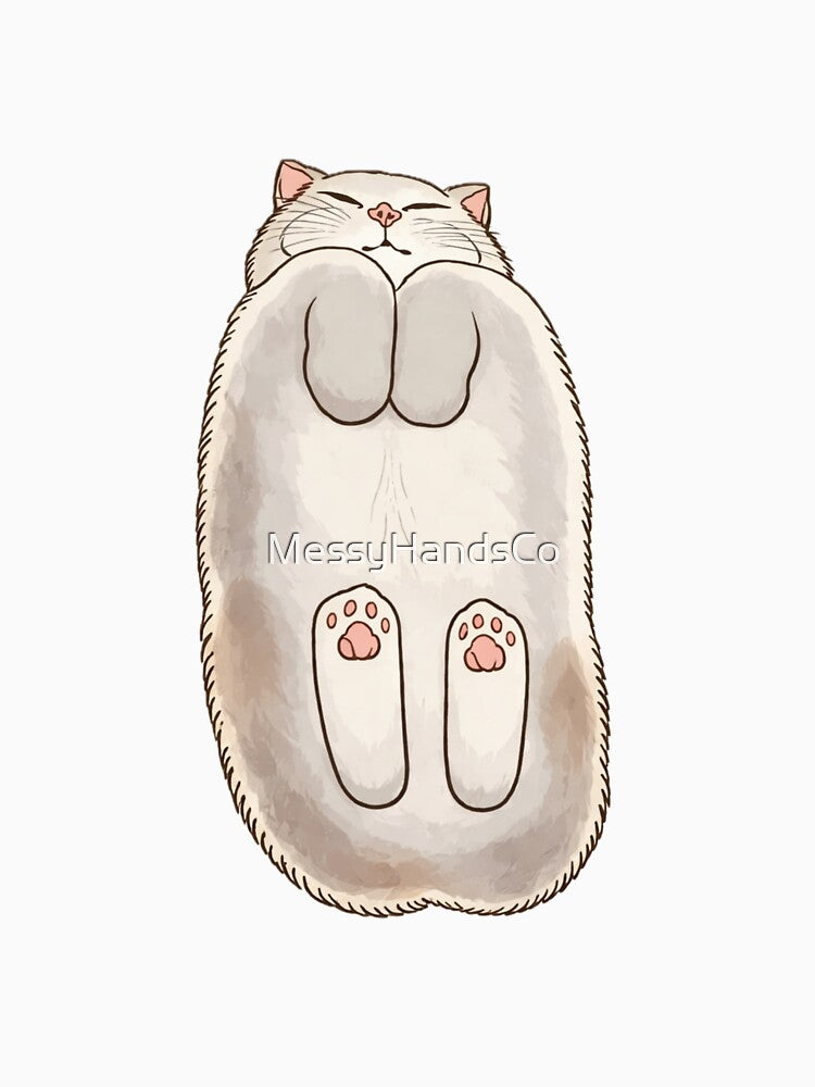 Cat Loaf From Below by MessyHandsCo