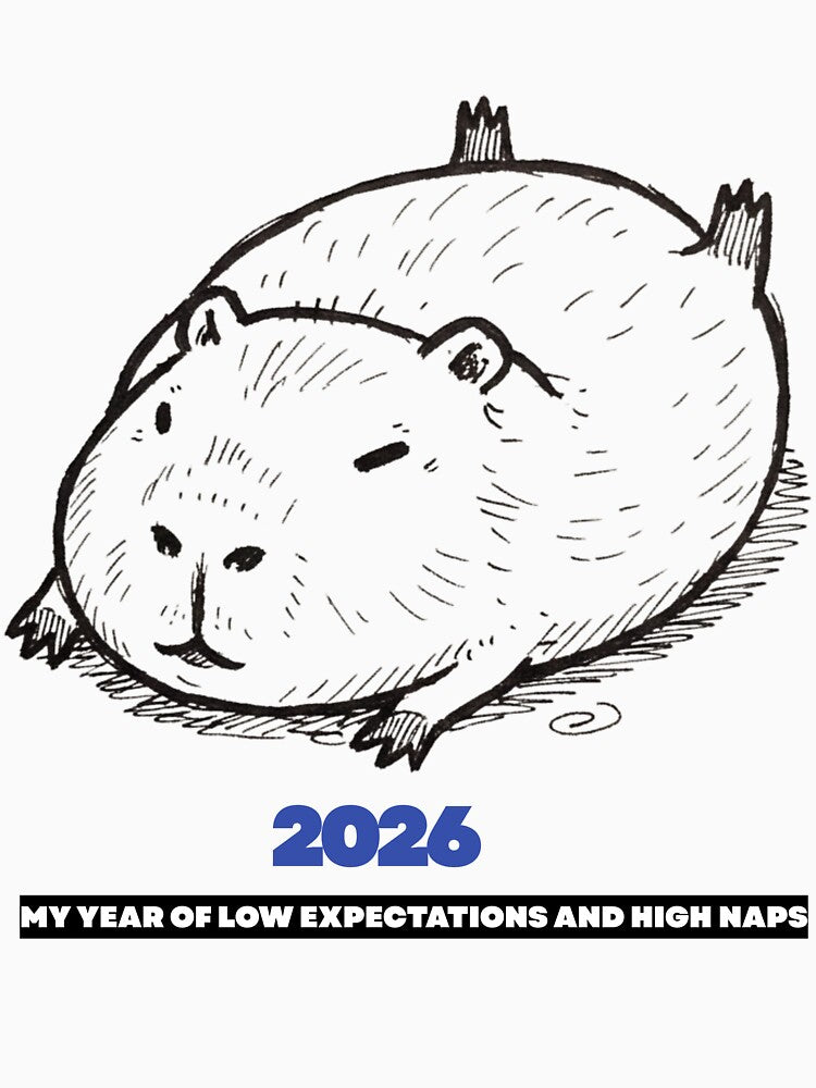 Capybara Nap Club: Professional Chiller 2026 by Vantage Print Co.