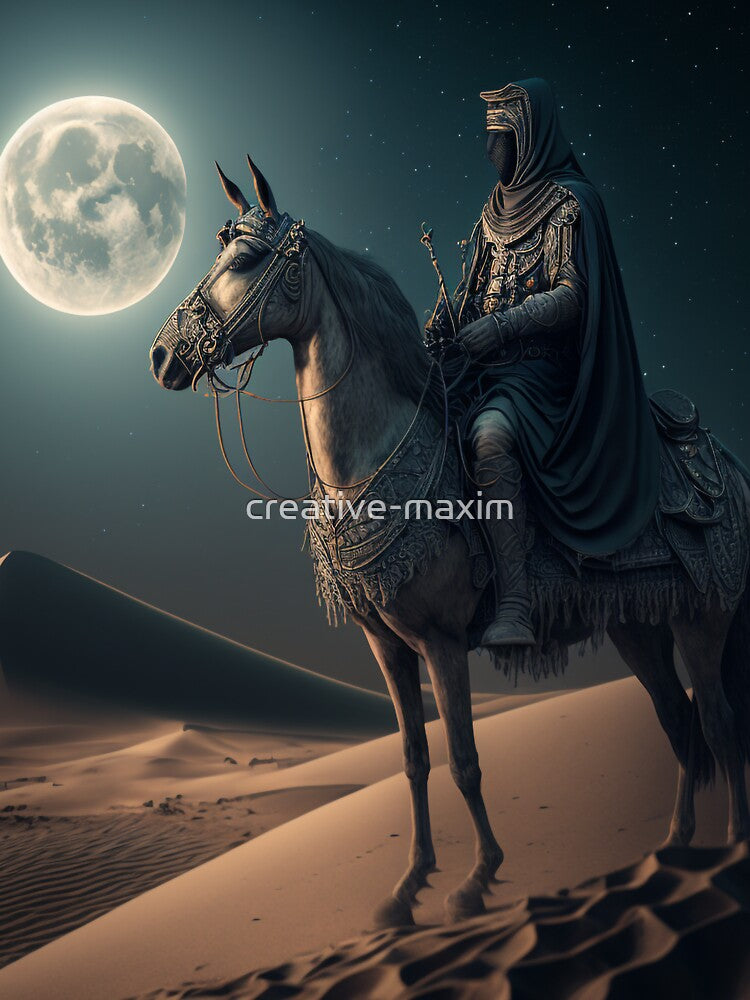 Chasing the Moon: A Horseback Adventure in the Desert by creative-maxim