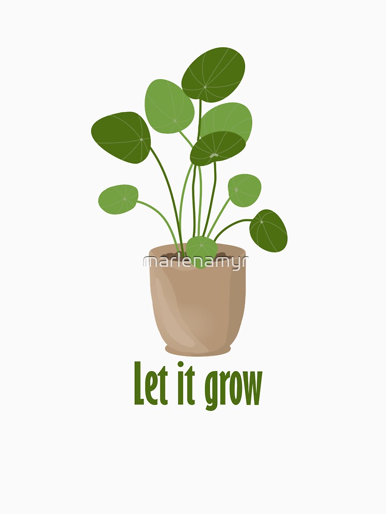Potted plant with saying by marlenamyr