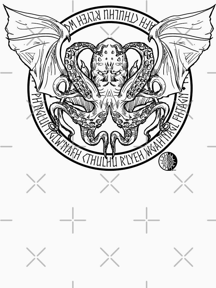 The Call of Cthulhu - Black Print by APIProne