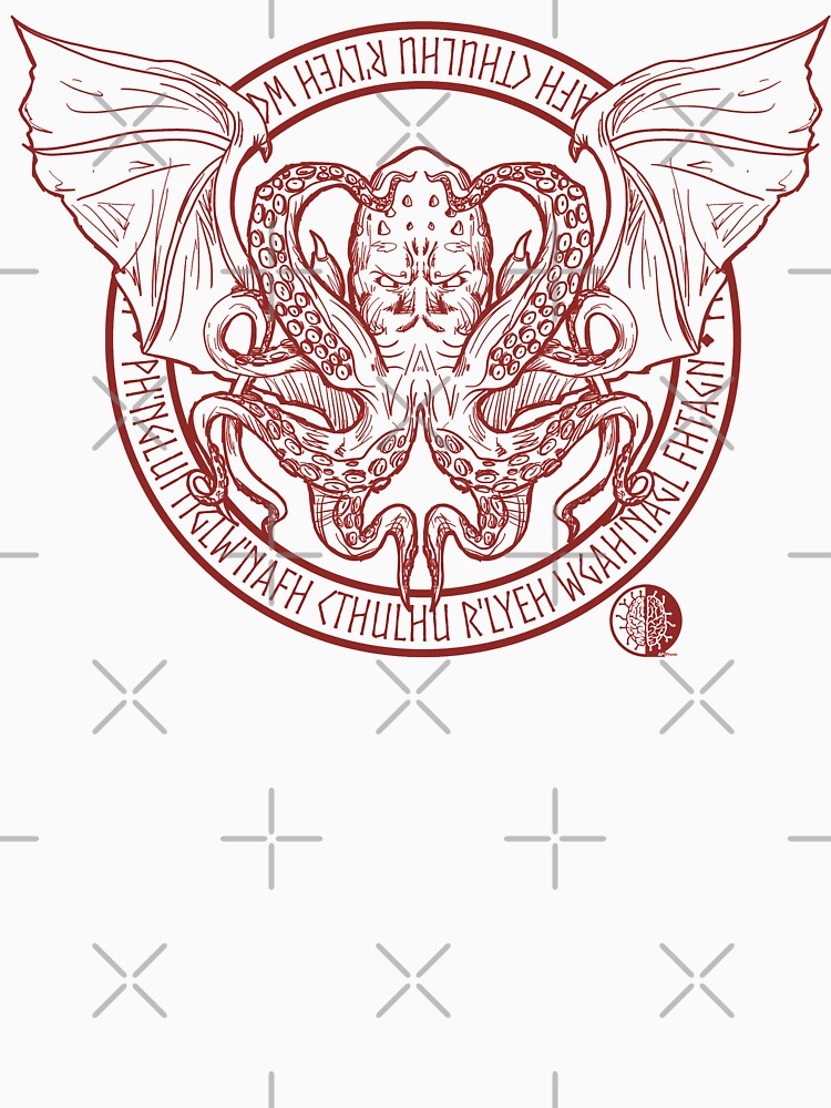 The Call of Cthulhu - Red Print by APIProne