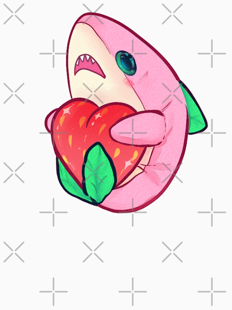 Strawberry shark by viaellemoondust