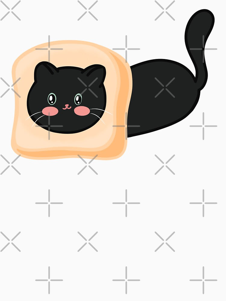 Black Cat Loaf Bread by tinyfloofstar