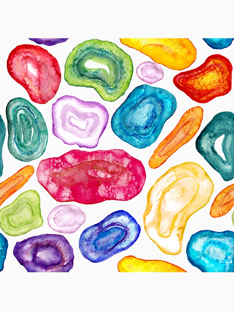Colourful Healing Crystal Agate Spiritual Energy Lovers by BubblynBloom