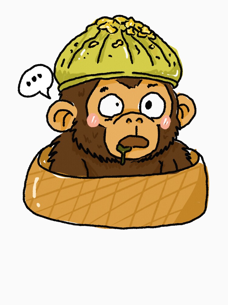 Awkward Animal Dumpling Hat Club - Loading Monkey by chupichapa