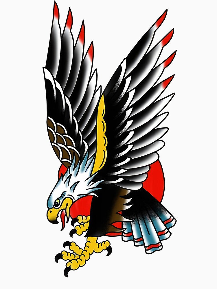 Traditional Tattoo Eagle by Angry Swan Designs