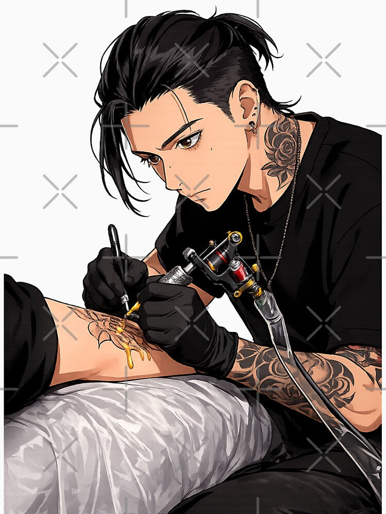 Tattoo Artist Ink Session Urban Style by Ministickertime