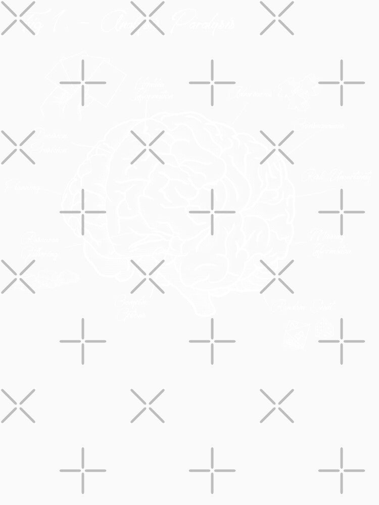 Analysis Paralysis - White Print by APIProne