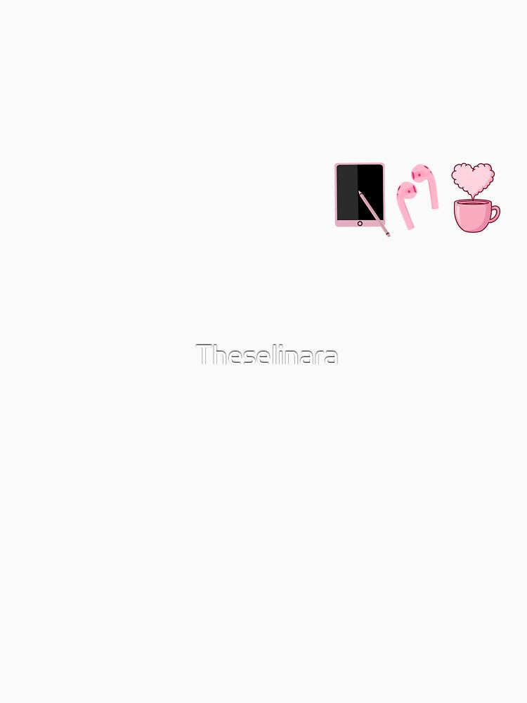 Pink Aesthetic Digital Study & Coffee Set by Theselinara