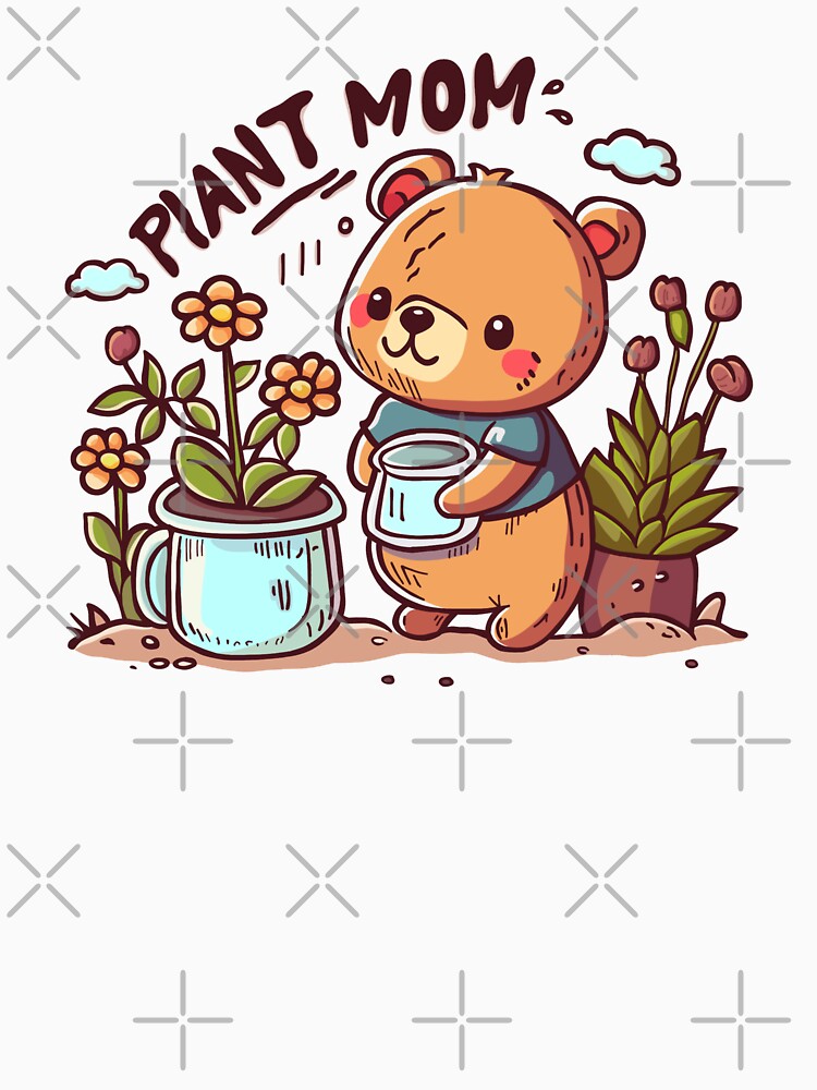 Cute Bear Gardening by Chanaika4