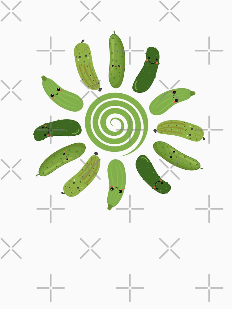 Cute kawaii pickles by FatBirdie