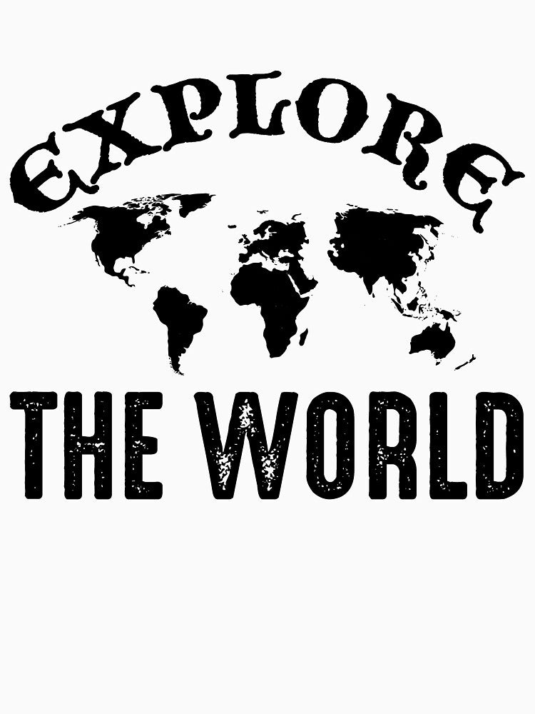 Explore the World Map by LaneyRyDesigns