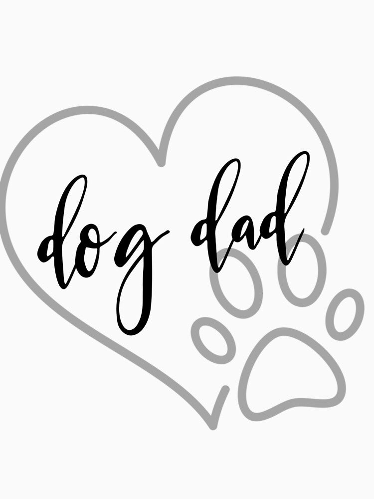 dog dad heart paw by hayleyh7