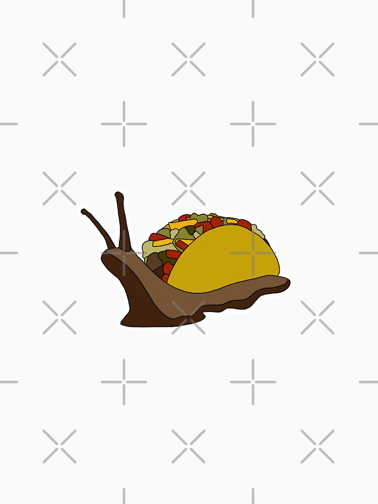 Taco Silly Snail by guppy-inks